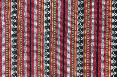 Kumaş ve ipek yerel Kuzey Tayland desen tasarımı yapılan