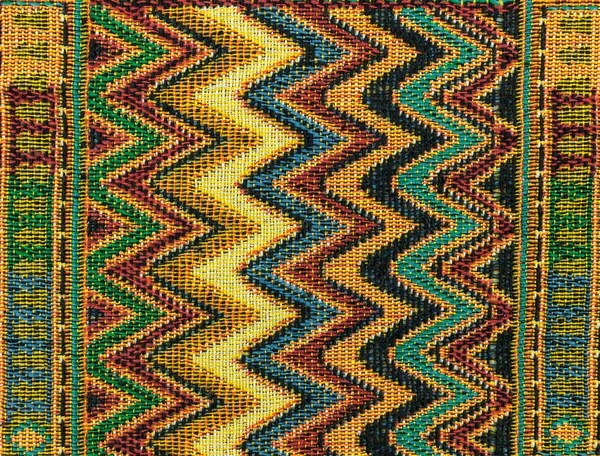 Lokala norr Thailand mönster design gjort tyg och silke — Stockfoto