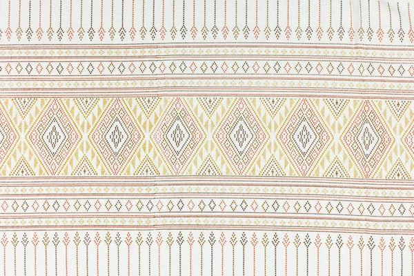 Local norte Tailândia padrão de design feito tecido e seda — Fotografia de Stock