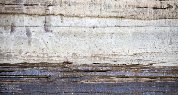 Estratigráfico close up material natural rachado textura — Fotografia de Stock