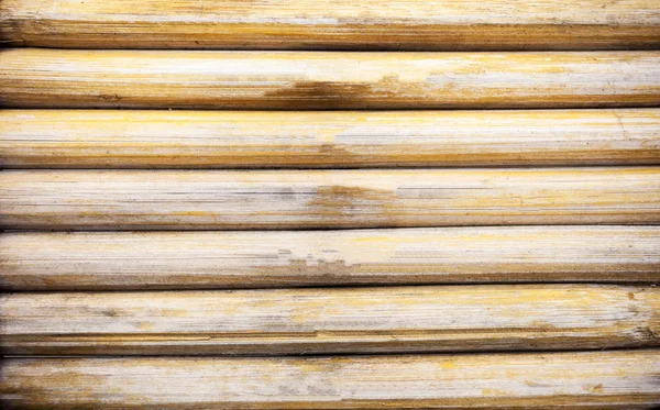 Grunge amarelo fundo de bambu e textura — Fotografia de Stock