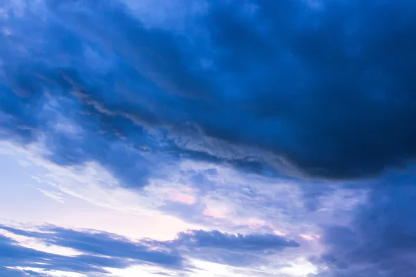 Magic of colour sky and cloud at twilight time background — Stock Photo, Image