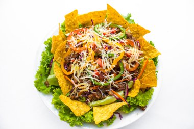 Ekmeği birlikte tacos Meksika yemeği vurdu