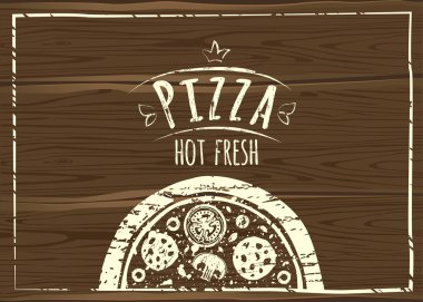 Pizza poster gemide.