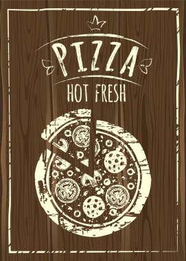 Pizza poster gemide.
