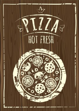 Pizza poster gemide.