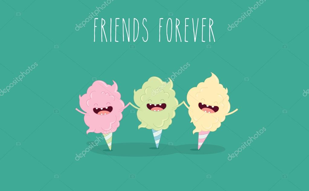 Cartoon sweets characters Stock Vector Image by ©lenkaserbina 94056096