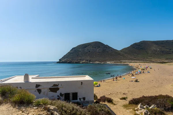 Playazo Rodalquilar Cabo Gata Par Une Belle Journée Été Almeria — Photo