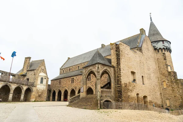 中世のヴィトレ城の内部 フランス ブルターニュ地方イレ ヴィレーヌ県 — ストック写真