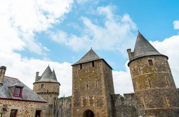 Castillo Medieval Fougeres Bretaña Departamento Ille Vilaine Francia — Foto de Stock