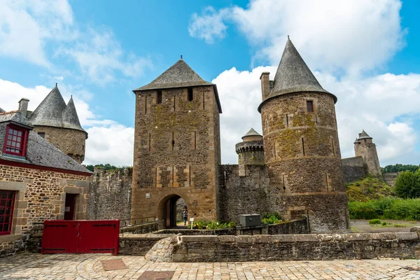 Castillo Medieval Fougeres Bretaña Departamento Ille Vilaine Francia — Foto de Stock