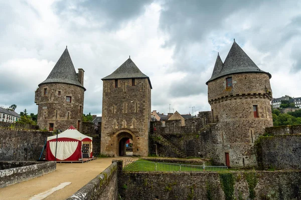 中世の農家の城 ブルターニュ地方 ヴィレーヌ県 フランス — ストック写真
