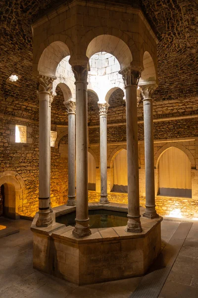 Girona Città Medievale Banys Arabi Bagni Arabi Costa Brava Della — Foto Stock