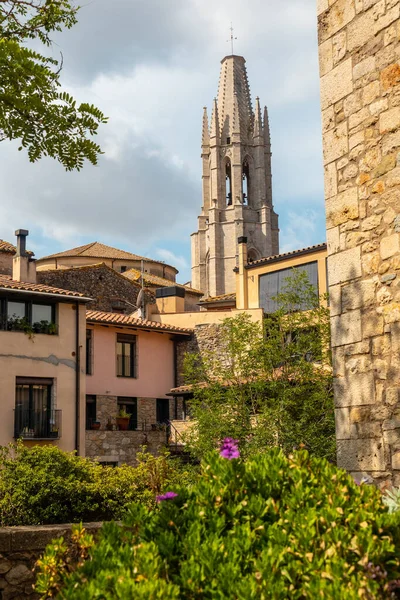 Girona Ciudad Medieval Entorno Monestir Sant Pere Galligants Costa Brava — Foto de Stock