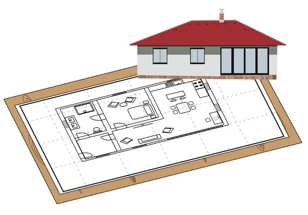 House proposal — Stock Illustration House proposal Stock Illustration