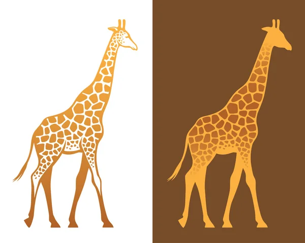 Жираф с пятнами иллюстрации — стоковый вектор