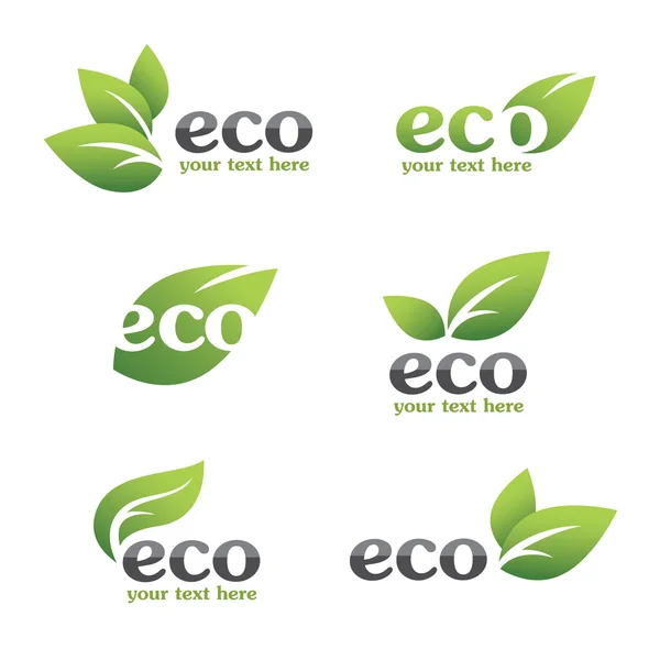 Eco iconos — Vector de stock