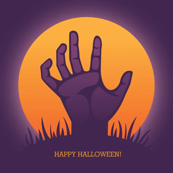 Mano de Zombie — Vector de stock