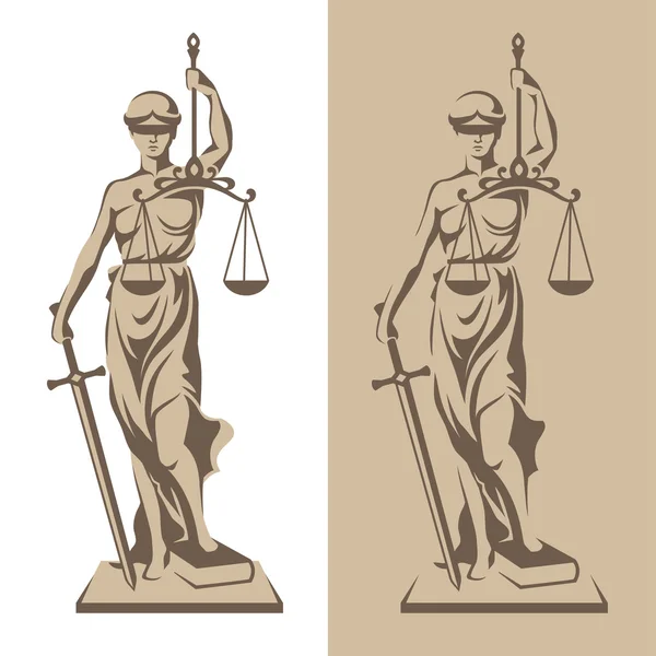 Themis heykeli illüstrasyon