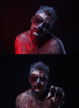 korkunç zombi