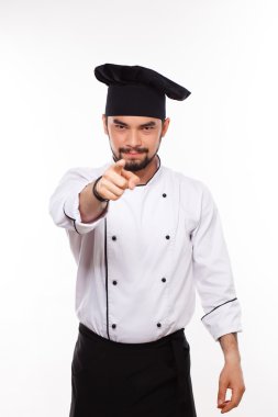 mutlu aşçı adam Tamam işareti