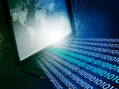 İkili akışları ile dizüstü bilgisayar