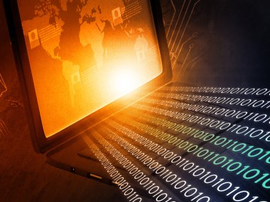 İkili akışları ile dizüstü bilgisayar