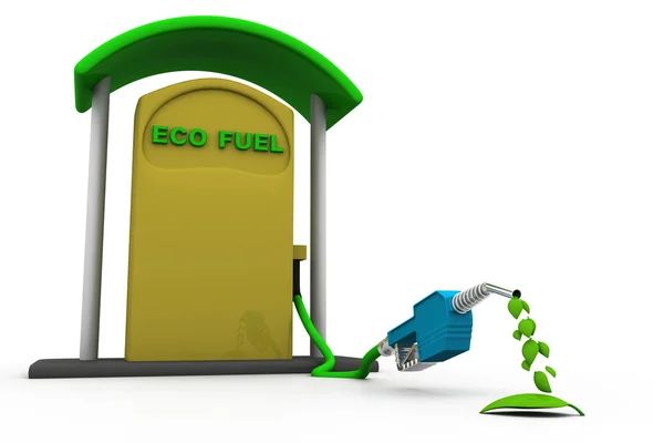 Eco fuel concept, ökologisches Konzept — Stockfoto