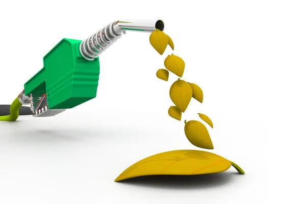 Concepto de combustible ecológico, concepto de ecología — Foto de Stock