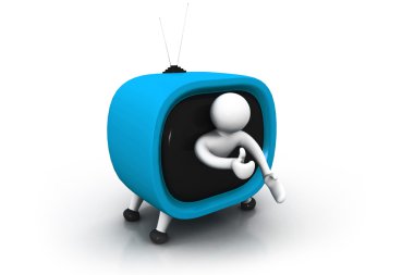 adam retro televizyon