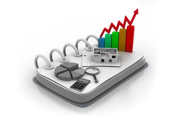 Gráfico de negocios —  Fotos de Stock