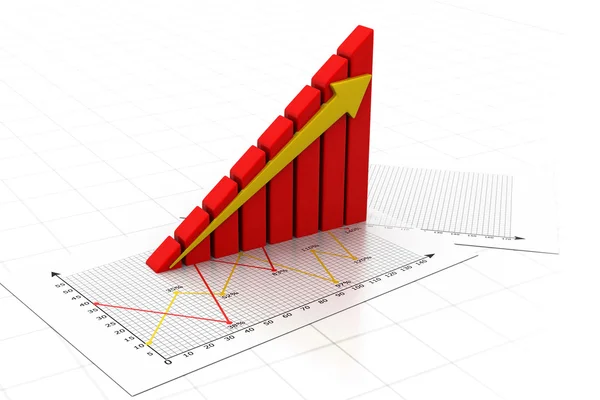 Gráfico de negocios —  Fotos de Stock