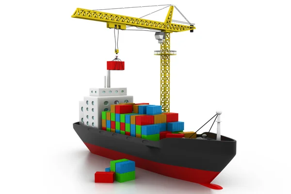 Containers cargo ship — Stock Photo, Image