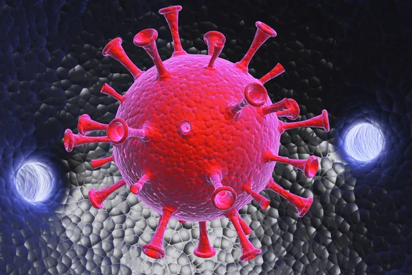 virüs, bakteri illüstrasyon