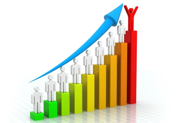 Gráfico de negocios —  Fotos de Stock