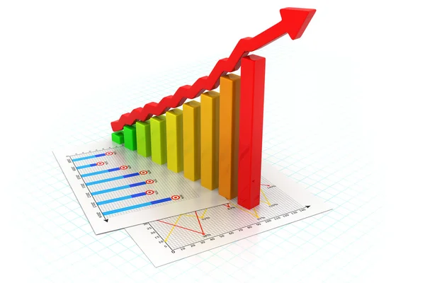 Gráfico de negocios —  Fotos de Stock