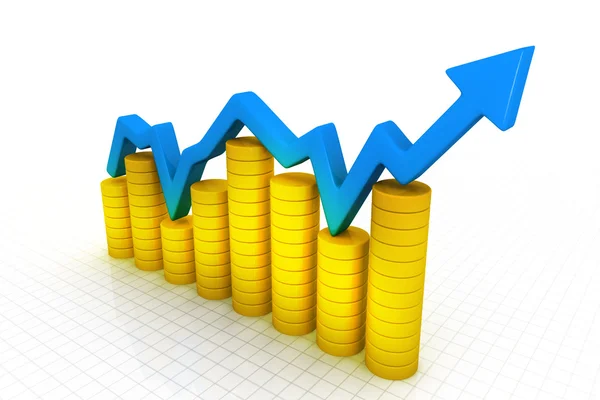 Business Graph — Stock Photo, Image