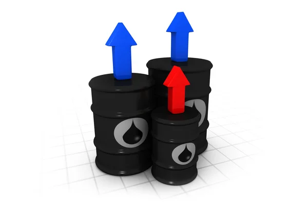 Цена на нефть — стоковое фото