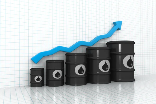 Price of oil concept — Stock Photo, Image