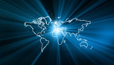 İnternet Küresel İş Konsepti