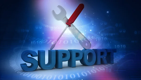 Supporto tecnico 3d — Foto Stock