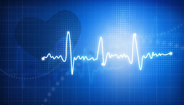 Electrocardiogram, ecg background — Stock Photo, Image