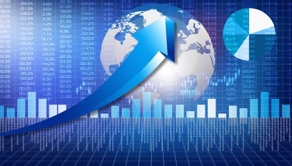 Erhvervsmæssige diagrammer - Stock-foto