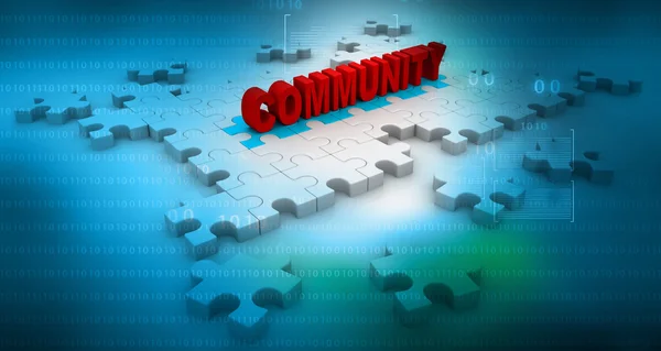 Community Connection - Puzzle — Stockfoto
