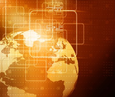 arka plan dijital dünya