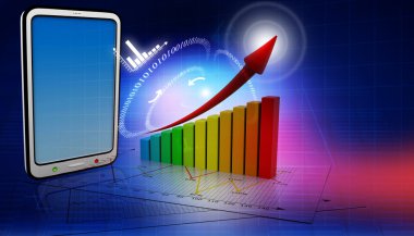 3d iş grafik arka planı