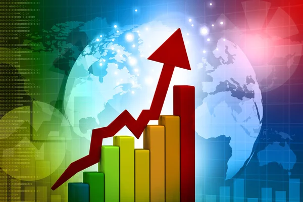 Gráfico de negocios — Foto de Stock