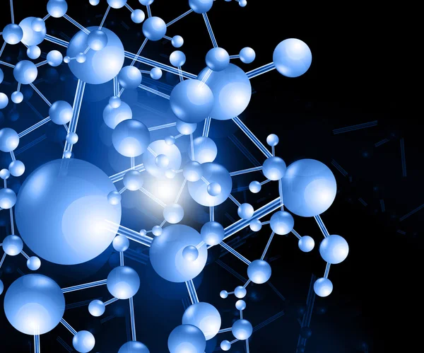 Molecule background — Stock Photo, Image