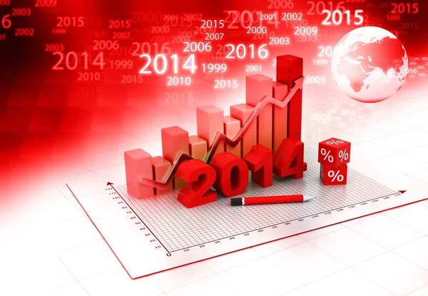 Gráfico de negocios — Foto de Stock