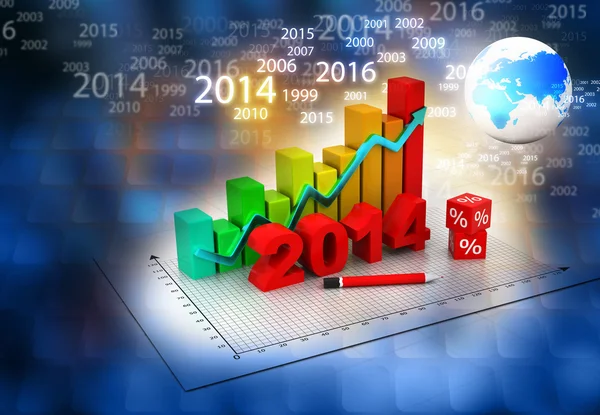 Gráfico de negocios — Foto de Stock